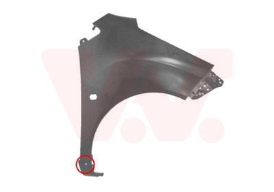 VAN WEZEL Skærm 0808656 VAN WEZEL 0808656 Forskærm og bagskærm Chevrolet Cruze J300 billig