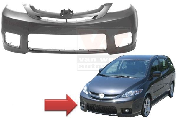 Stoßstange VAN WEZEL 2762574 MAZDA MX-5 2019 Stoßstange vorne und hinten VAN WEZEL 2762574