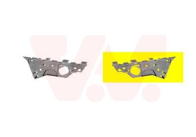 VAN WEZEL Στήριγμα, προφυλακτήρας 3750567 3750567 Βάση προφυλακτήρα VAN WEZEL OPEL ANTARA