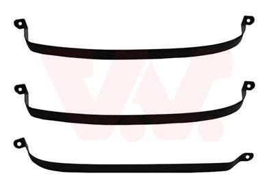 VAN WEZEL Upevňovací pás palivovej nádrże 5880098 5880098 Palivové nádrže FIAT 124 VAN WEZEL