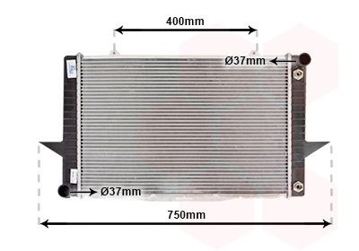 VAN WEZEL Radiaator, mootorijahutus 59002092 VAN WEZEL 59002092 Jahutusradiaator Volvo 850 Sedaan hind