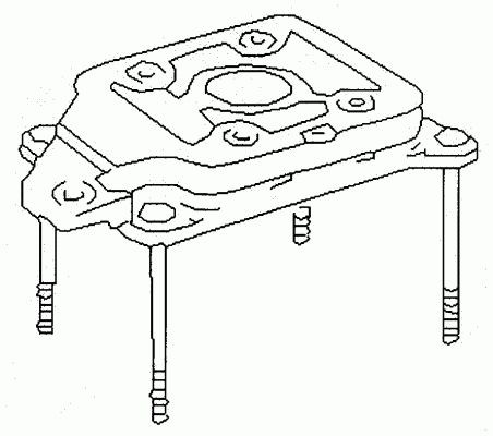 LEMFÖRDER Flange, karburator 24800 01 24800 01 Karburator flange LEMFÖRDER MERCEDES-BENZ G-klasse