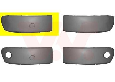 VAN WEZEL Plaat, bumper 3235582 VAN WEZEL 3235582 Plaat bumper Mitsubishi Eclipse Cross goedkoop
