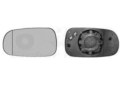 Vidro de espelho, espelho retrovisor exterior VAN WEZEL 4730837 VAN WEZEL 4730837 Espelho retrovisor SAAB 9-5 2011