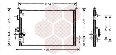 VAN WEZEL Συμπυκνωτής, σύστ. κλιματισμού 02005143 VAN WEZEL 02005143 γνήσια Συμπυκνωτής Land Rover Discovery 1 κόστος
