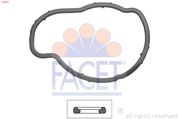 FACET Blīve, Termostats 7.9573 Dzesēšanas šķidruma sistēmas blīvēšana FACET Hyundai GETZ 7.9573