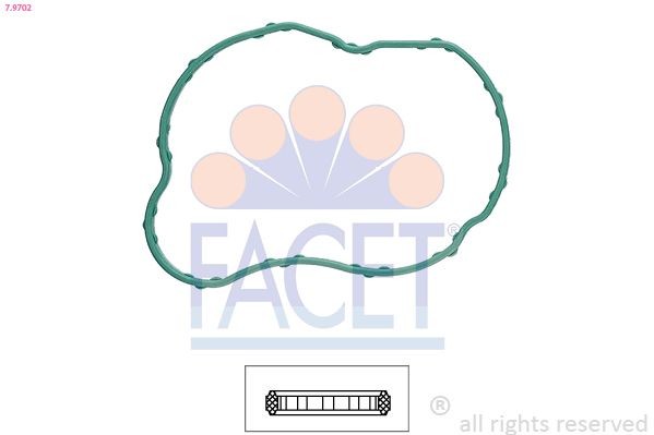 FACET Pakking, thermostaat 7.9702 FACET 7.9702 Koelwaterpakking BMW E90 goedkoop