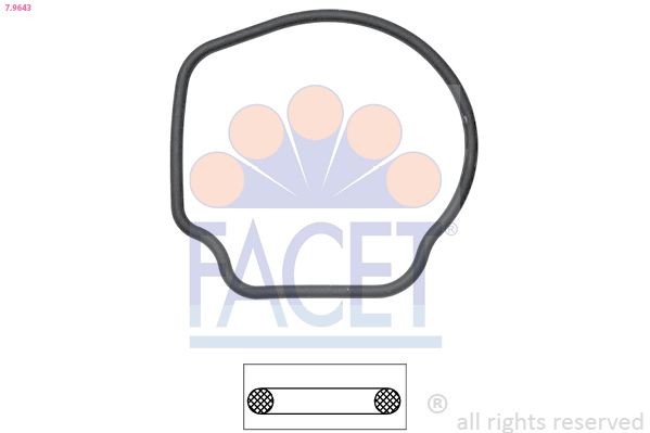 FACET Guarnizione, Termostato 7.9643 FACET 7.9643 Guarnizione termostato Subaru Legacy 3 Station Wagon originale prezzo