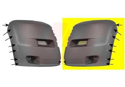 VAN WEZEL Støtfanger 0983563 0983563 Støtfanger VAN WEZEL OPEL SIGNUM