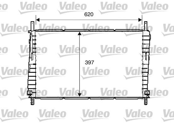 VALEO Radiatore motore 734287 734287 costo Radiatore FORD FIESTA VALEO