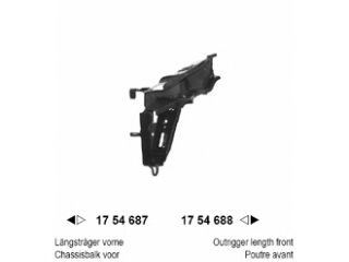 VAN WEZEL Sidobalk 1754688 VAN WEZEL 1754688 Rambalk Fiat Punto 199 original