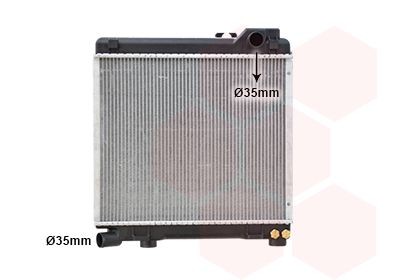 VAN WEZEL Radiator, motorkjøling 06002033 Radiator motor VAN WEZEL 7-serie 06002033 billige
