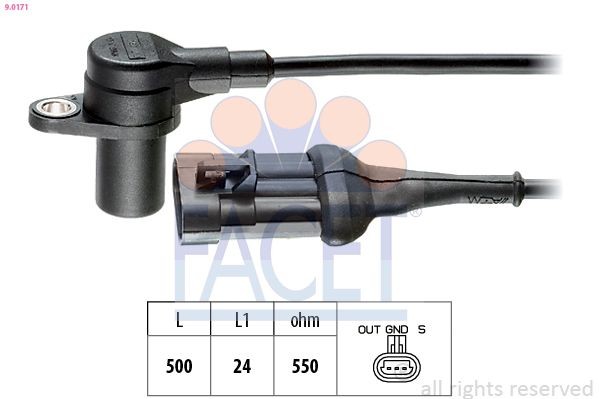 FACET Kurbelwellensensor 9.0171 Impulsgeber Kurbelwelle FACET GIULIA 9.0171 günstig