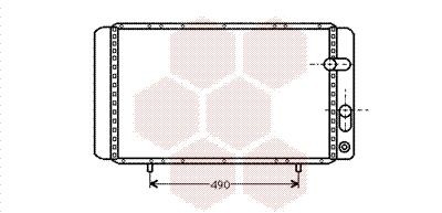 VAN WEZEL Radiaator, mootorijahutus 43002084 VAN WEZEL 43002084 Radiaator, mootorijahutus