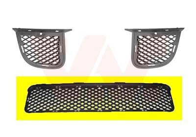 VAN WEZEL Ventilationsgaller, stötfångare 8267590 8267590 VAN WEZEL sportgrill HYUNDAI i20