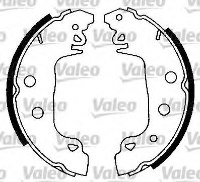 VALEO Remmenset, trommelrem 553636 Remschijf, trommelrem VALEO JUMPER 553636 goedkoop