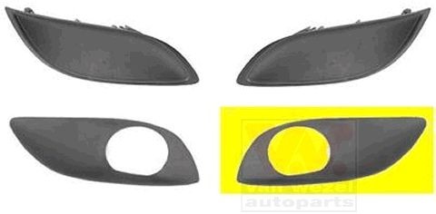 VAN WEZEL Vetracia mrieżka v nárazníku 5436593 VAN WEZEL 5436593 Vetracia mrieżka v nárazníku TOYOTA Hiace Van (XH10) 2.5 D-4D (KLH12, KLH22) 88 KS 2004