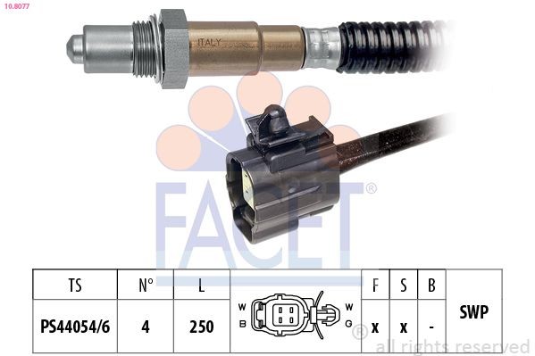 FACET Lambdasonde 10.8077 Oxygen Sensor FACET CIELO 10.8077 günstig