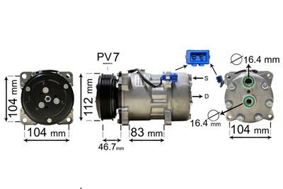 VAN WEZEL Klimakompressor 5800K288 5800K288 Kompressor Klimaanlage MG MGR VAN WEZEL kaufen