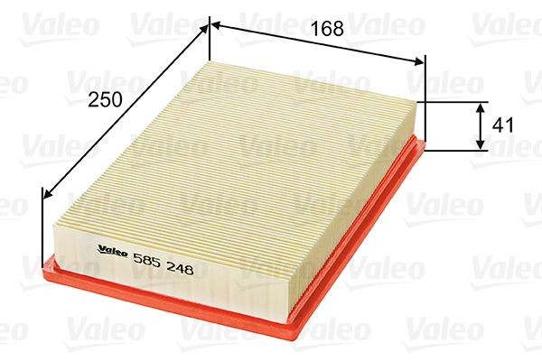 VALEO Luftfilter 585248 Luftfilter VALEO PREMACY 585248 billig