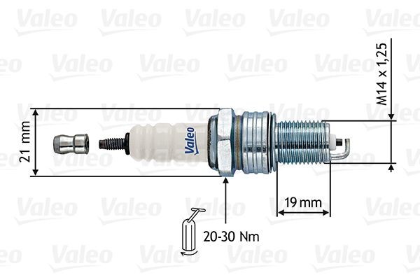 VALEO Tändstift 246854 246854 Tändstift VALEO DAIHATSU TERIOS