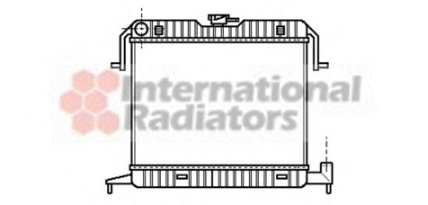 VAN WEZEL Radiator, motorkjøling 37002087 VAN WEZEL 37002087 Radiator, motorkjøling