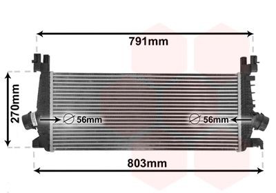 VAN WEZEL Intercooler 37004549 Radiator intercooler VAN WEZEL FORESTER 37004549 goedkoop