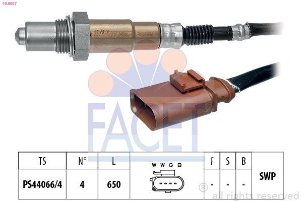 FACET Lambdasonde 10.8057 Lambda-Sonde FACET X-TYPE 10.8057 günstig