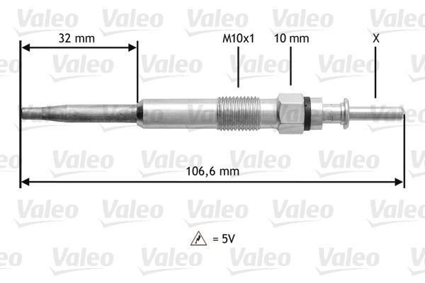 VALEO Candeletta 345134 VALEO 345134 Candelette motore X3 E83 prezzo