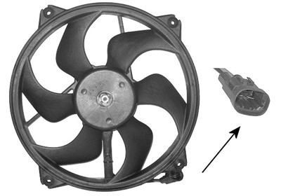 VAN WEZEL Motoventilateur 0905745 VAN WEZEL 0905745 Ventilateur de refroidissement moteur DS DS4 d'origine