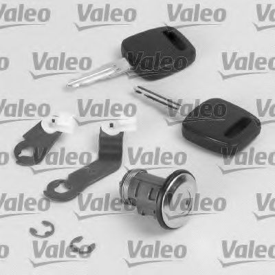 VALEO Låsecylinder 252435 252435 Låsecylindersæt NISSAN JUKE VALEO