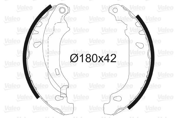 VALEO Remschoenset 562647 Renault EXPRESS Remschoenset VALEO 562647
