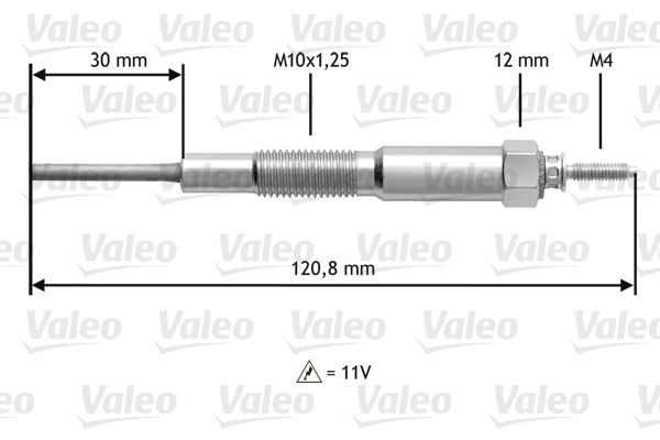 VALEO Żeraviaca sviečka 345173 Žhaviče VALEO STRADA 345173 lacné