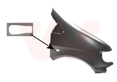 Lokasuoja VAN WEZEL 3078658 VAN WEZEL 3078658 MERCEDES-BENZ V-sarja 2003 Lokasuoja