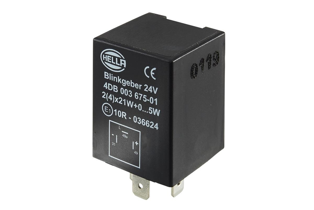 HELLA Pagrieziena signāla pārtraucējs 4DB 003 675-011 4DB 003 675-011 HELLA Pagriezienu signāla relejs Subaru lēti