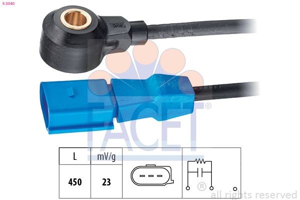 FACET Sensore di detonazione 9.3040 9.3040 costo Sensore di detonazione NISSAN KUBISTAR FACET