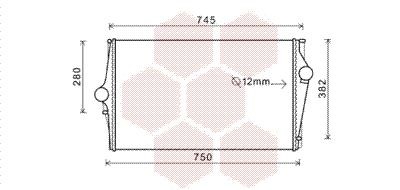 VAN WEZEL Chladič plniaceho vzduchu 59004151 Intercooler VAN WEZEL XC70 59004151 lacné