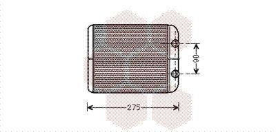 VAN WEZEL Siltummainis, Salona apsilde 58006301 VAN WEZEL 58006301 Salona apsildes radiators Porsche 911 991 Cabrio cena