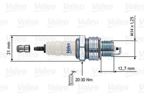 VALEO Tændrør 246861 246861 Tændrør VALEO VOLVO XC40