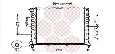 VAN WEZEL Ψυγείο, ψύξη κινητήρα 01002114 VAN WEZEL 01002114 Ψυγείο, ψύξη κινητήρα