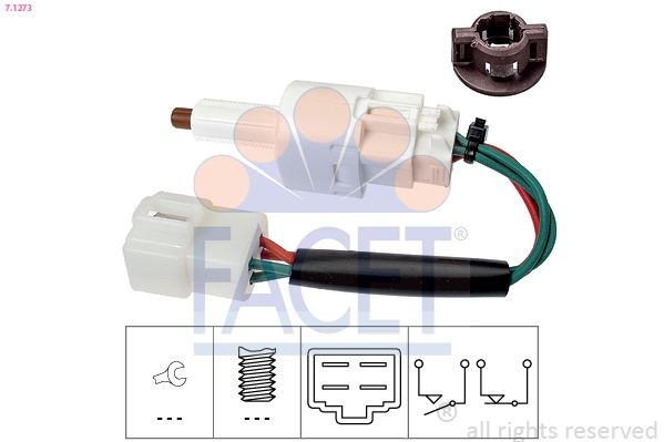 Contacteur de feux stop FACET 7.1273 FACET 7.1273: Contacteur de frein Suzuki ALTO 2000