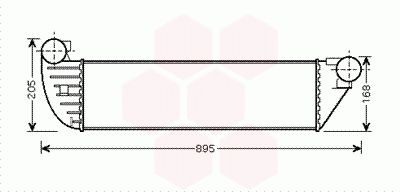 VAN WEZEL Intercooler 43004397 VAN WEZEL 43004397 Ladeluftkjøler Renault Espace JK billige