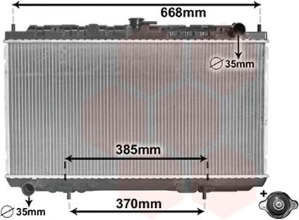 VAN WEZEL Radiator, motorkjøling 13002216 VAN WEZEL 13002216 Radiator Nissan Almera n16 pris