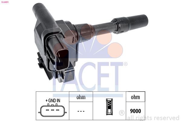 FACET Bobina d'accensione 9.6491 9.6491 costo Bobina d'accensione FACET SUZUKI BALENO