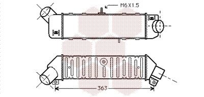 VAN WEZEL Chladič plniaceho vzduchu 58004162 VAN WEZEL 58004162 originálne Intercooler Seat Cordoba 6K5 cena