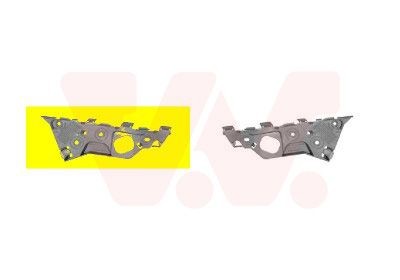 VAN WEZEL Kofangerstiver 3750568 3750568 Forkofanger-stiver og bagkofanger-stiver OPEL COMBO VAN WEZEL
