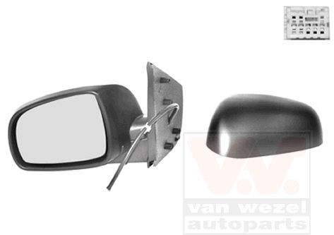 Wing mirror VAN WEZEL 3338807 VAN WEZEL 3338807 2009 NISSAN NOTE passenger and driver side mirror
