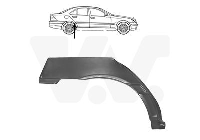 VAN WEZEL Bagskærm / Karrosseriside 3032148 Bagskærm karrosseriside VAN WEZEL Mercedes-Benz CLK 3032148