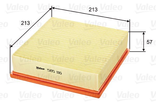 VALEO Ilmansuodatin 585116 585116 VALEO Ilmansuodatin JAGUAR F-PACE