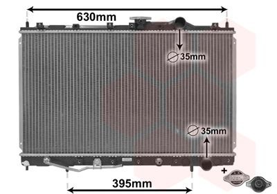 VAN WEZEL Kühler, Motorkühlung 32002087 32002087 VAN WEZEL Mitsubishi Galant 5 E50 Kühler Preis